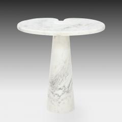 Angelo Mangiarotti Rare Pair of Eros Carrara Tall Marble Side Tables by Angelo Mangiarotti - 3250161