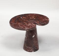 Angelo Mangiarotti Rare Rosso Marble Side Table by Angelo Mangiarotti - 4188244