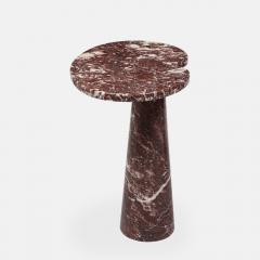 Angelo Mangiarotti Rare Rosso Marble Side or Console Table by Angelo Mangiarotti - 4188740