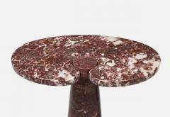 Angelo Mangiarotti Rare Rosso Marble Side or Console Table by Angelo Mangiarotti - 4188744