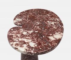 Angelo Mangiarotti Rare Rosso Marble Side or Console Table by Angelo Mangiarotti - 4188745