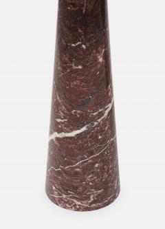 Angelo Mangiarotti Rare Rosso Marble Side or Console Table by Angelo Mangiarotti - 4188747