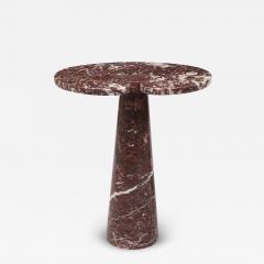 Angelo Mangiarotti Rare Rosso Marble Side or Console Table by Angelo Mangiarotti - 4189303