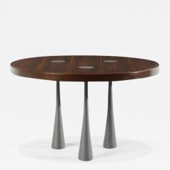 Angelo Mangiarotti Rare Round Table for La Sorgente Del Mobile - 3230365