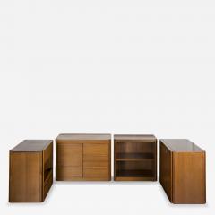 Angelo Mangiarotti Set of Four 4D storage system by Angelo Mangiarotti for Molteni - 4730658