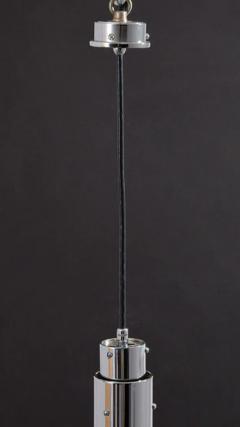 Angelo Mangiarotti Set of Four Angelo Mangiarotti Style Lucite and Metal Pendants - 4731451