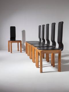 Angelo Mangiarotti Set of Six De Nos Chairs by Angelo Mangiarotti for Skipper - 4726343