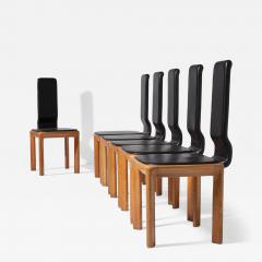 Angelo Mangiarotti Set of Six De Nos Chairs by Angelo Mangiarotti for Skipper - 4742047