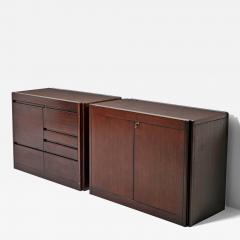 Angelo Mangiarotti Set of Two 4d Storage System Units by Mangiarotti for Molteni - 4741954