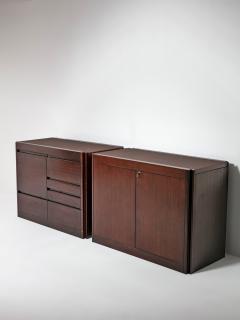 Angelo Mangiarotti Set of Two 4d Storage System Units by Mangiarotti for Molteni - 4741959