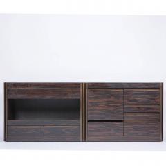 Angelo Mangiarotti Set of Two 4d Storage System Units by Mangiarotti for Molteni - 4726275