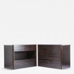 Angelo Mangiarotti Set of Two 4d Storage System Units by Mangiarotti for Molteni - 4741955