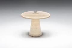 Angelo Mangiarotti Travertine Side Tables by Angelo Mangiarotti Italy 1970s - 3441404