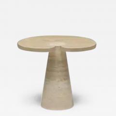 Angelo Mangiarotti Travertine Side Tables by Angelo Mangiarotti Italy 1970s - 3823870