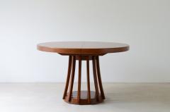 Angelo Mangiarotti xtendable walnut table designed by the architect in 1972 - 3732375