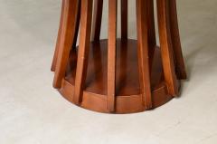 Angelo Mangiarotti xtendable walnut table designed by the architect in 1972 - 3732379