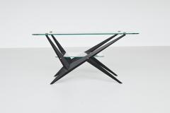 Angelo Ostuni Angelo Ostuni coffee table metal and glass Italy 1950 - 3797930