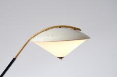 Angelo Ostuni Elegant floor lamp with adjustable arm metal and glass - 3335961