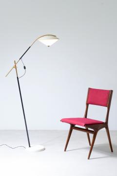 Angelo Ostuni Elegant floor lamp with adjustable arm metal and glass - 3335970