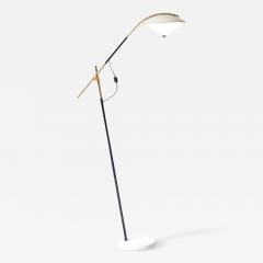 Angelo Ostuni Elegant floor lamp with adjustable arm metal and glass - 3341571
