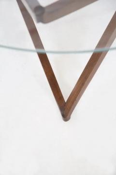 Angelo Ostuni Star Shaped Wood and Glass Coffee Table by Angelo Ostuni - 3642323