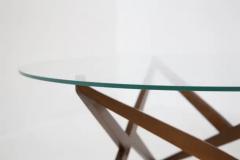 Angelo Ostuni Star Shaped Wood and Glass Coffee Table by Angelo Ostuni - 3642375