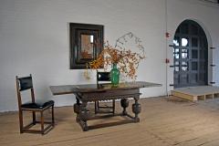 Anglo Dutch 17th Century Oak Draw Leaf Center or Dining Table - 888345