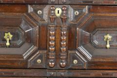Anglo Dutch Oak Moulded Front Two part Chest - 1363607