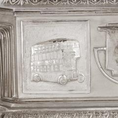 Anglo Indian Art Deco silver presentation casket - 1954710