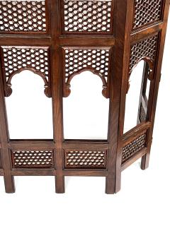 Anglo Indian Brass Inlaid Traveling Console Table - 4210336