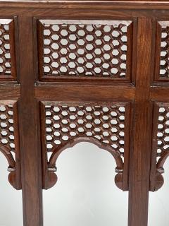 Anglo Indian Brass Inlaid Traveling Console Table - 4210337