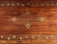 Anglo Indian Brass Inlaid Traveling Console Table - 4210338