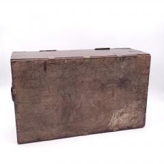 Anglo Indian Campaign Box with Brass Strapping circa 1870 - 2692266
