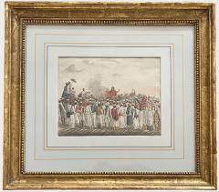 Anglo Indian Company School Suttee Watercolour Paintings Set of Two circa 1810 - 3376471