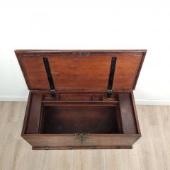 Anglo Indian Hardwood Chest Trunk 19th century - 3320892