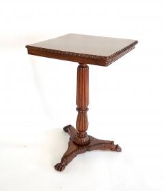 Anglo Indian Mahogany Tilt Top Pedestal Occasional Table or Stand - 2283508