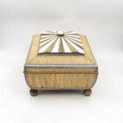 Anglo Indian Pagoda Shaped Porcupine Quill Box India Circa 1850 - 3994850