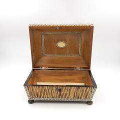 Anglo Indian Porcupine Quill Pagoda Form Box Circa 1850 - 3999570