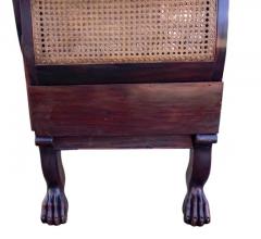 Anglo Indian Rosewood And Caned Settee - 4137382