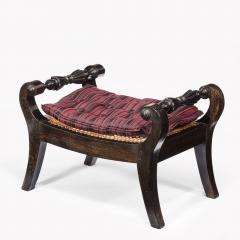 Anglo Indian solid ebony footstools - 800928