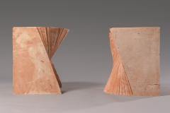 Angus Ogilvie Angus Ogilvie Terra Block modular sculpture in terracotta Italy 2020  - 2418323