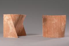 Angus Ogilvie Angus Ogilvie Terra Block modular sculpture in terracotta Italy 2020  - 2418324