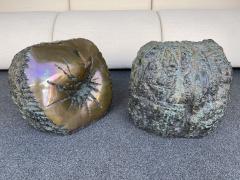 Anita Tullio Bronze Rock Coffee Table France 1970s - 2120875