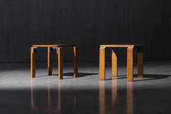 Anja Blomstedt Low Side Tables by Georges Candilis Anja Blomstedt France 1960s - 4125833