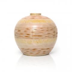 Anna Lisa Thomson 2 ANNA LISA THOMSON CERAMIC RIBBED VASES FOR UPSALA EKEBY 1930 - 2053474
