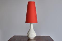 Anna Lisa Thomson Anna Lisa Thomson Ceramic Table Lamp Upsala Ekeby Swedish Modern 1940s - 3435790