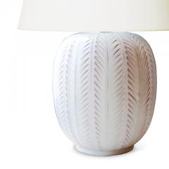 Anna Lisa Thomson Pair of Lamps with Carved Pattern by Anna Lisa Thomson - 1583750