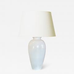 Anna Lisa Thomson Tall Classic Table Lamp in White Glaze by Anna Lisa Thomson - 1934855