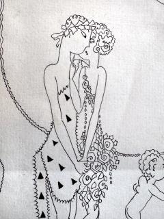 Anne Harriet Fish Art Deco Vanity Fair Magazine Illustration Lesbians in 1920 - 4470385