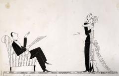 Anne Harriet Fish Vanity Fair Illustration High Brow Types with Relationship Issues - 4285820